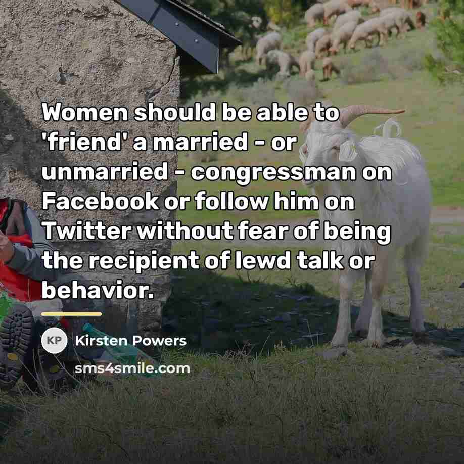 “Women should be able to 'friend' a married - or…” quote by Kirsten Powers