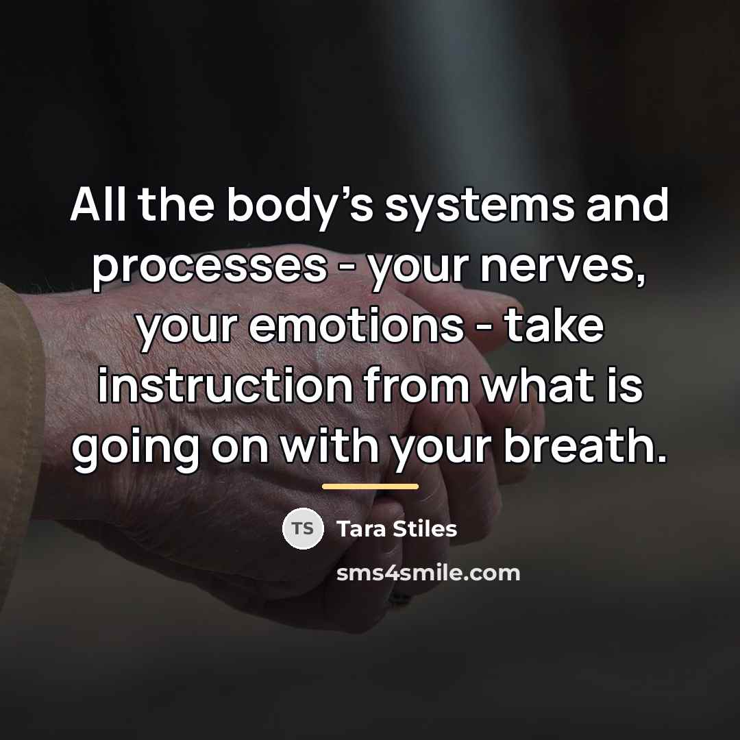 “All the body's systems and processes - your nerves, your…” quote by Tara Stiles