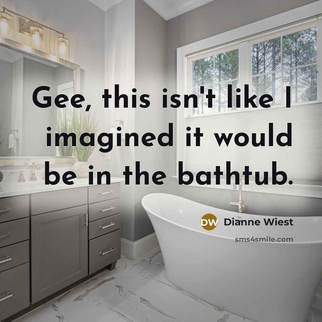 “Gee, this isn't like I imagined it would be in…” quote by Dianne Wiest