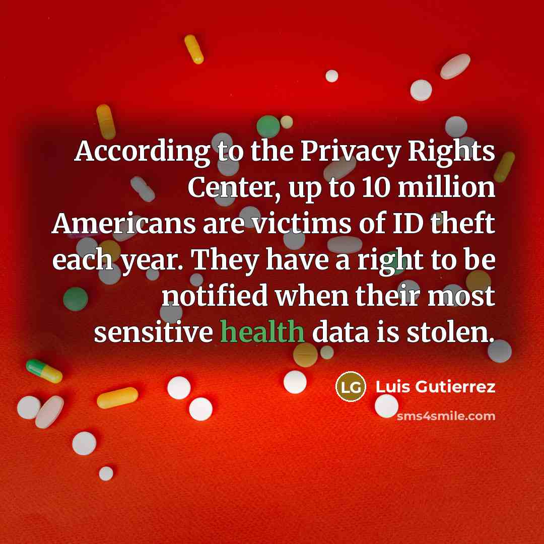 “According to the Privacy Rights Center, up to 10 million…” quote by Luis Gutierrez