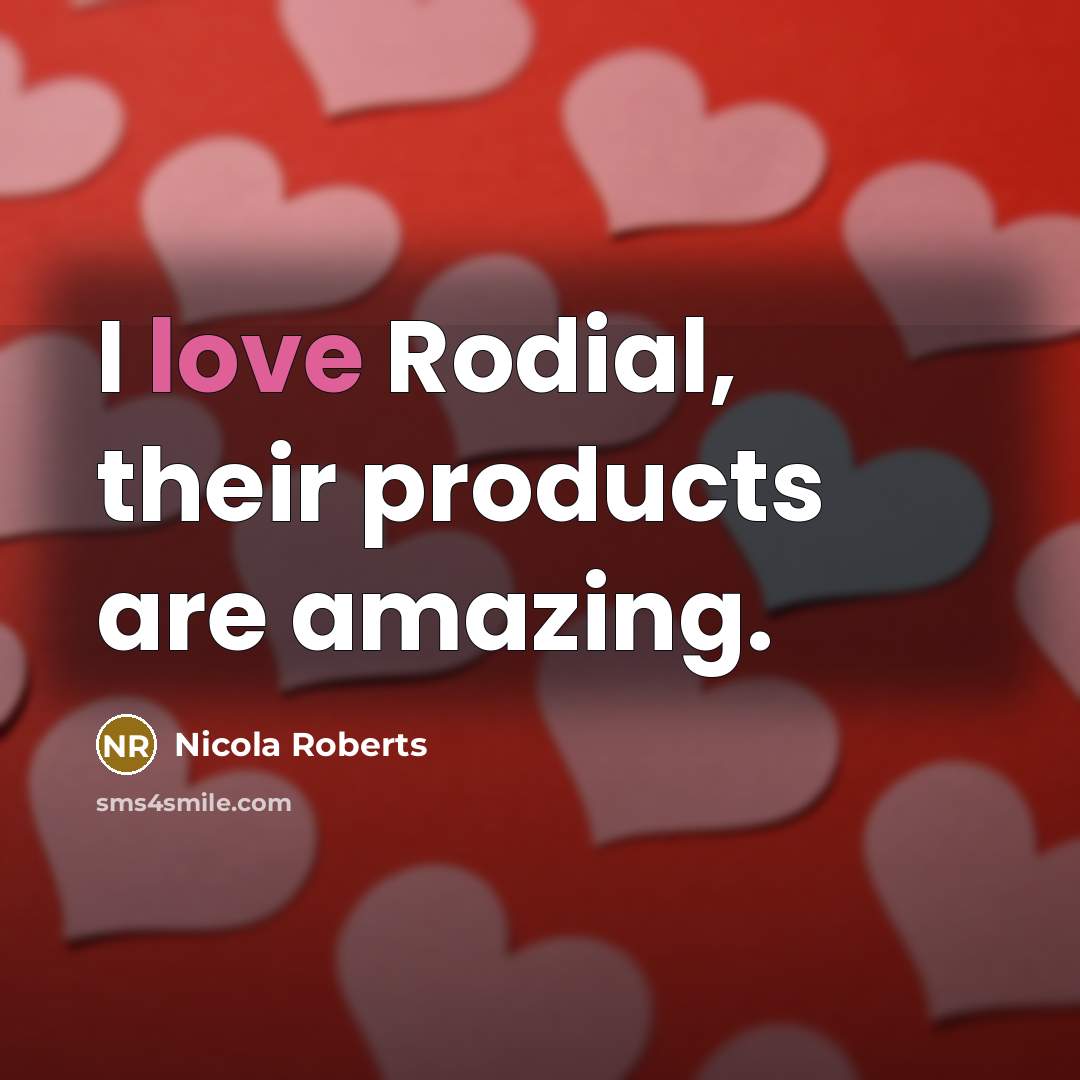 “I love Rodial, their products are amazing.…” quote by Nicola Roberts