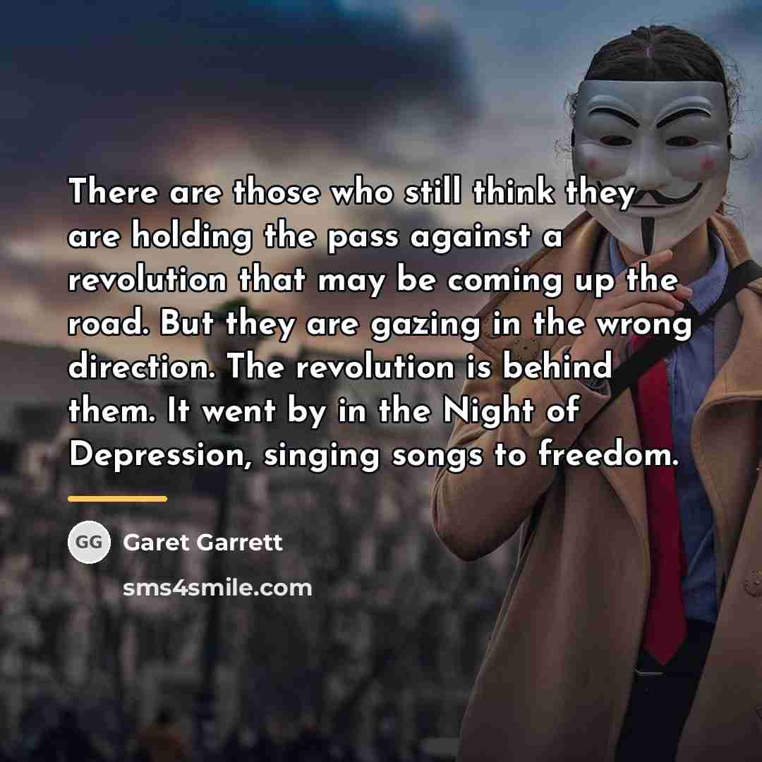 “There are those who still think they are holding the…” quote by Garet Garrett
