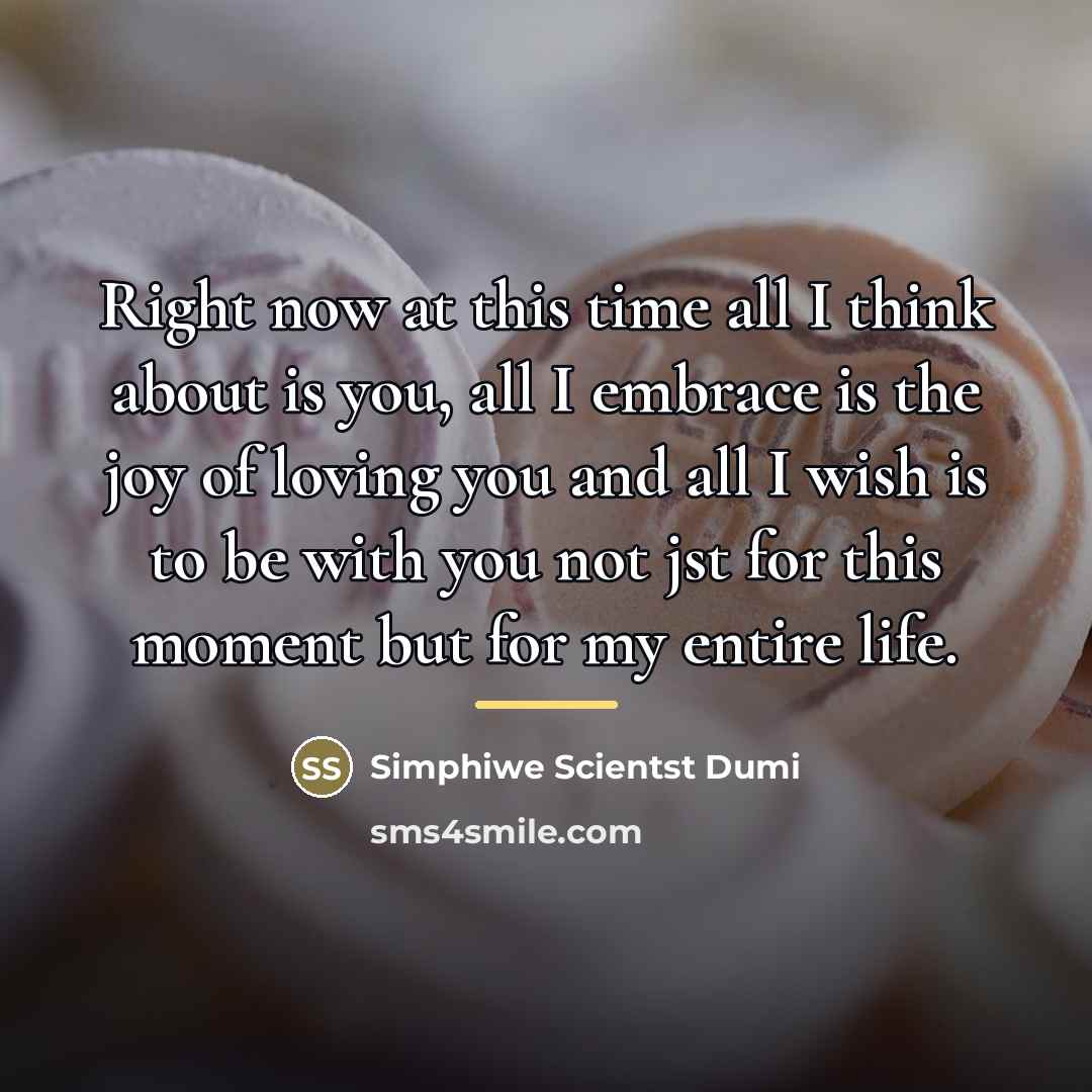 “Right now at this time all I think about is…” quote by Simphiwe Scientst Dumi