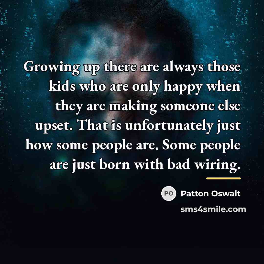 “Growing up there are always those kids who are only…” quote by Patton Oswalt