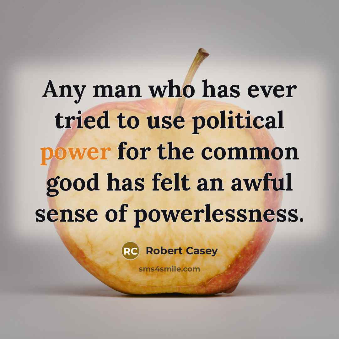 “Any man who has ever tried to use political power…” quote by Robert Casey