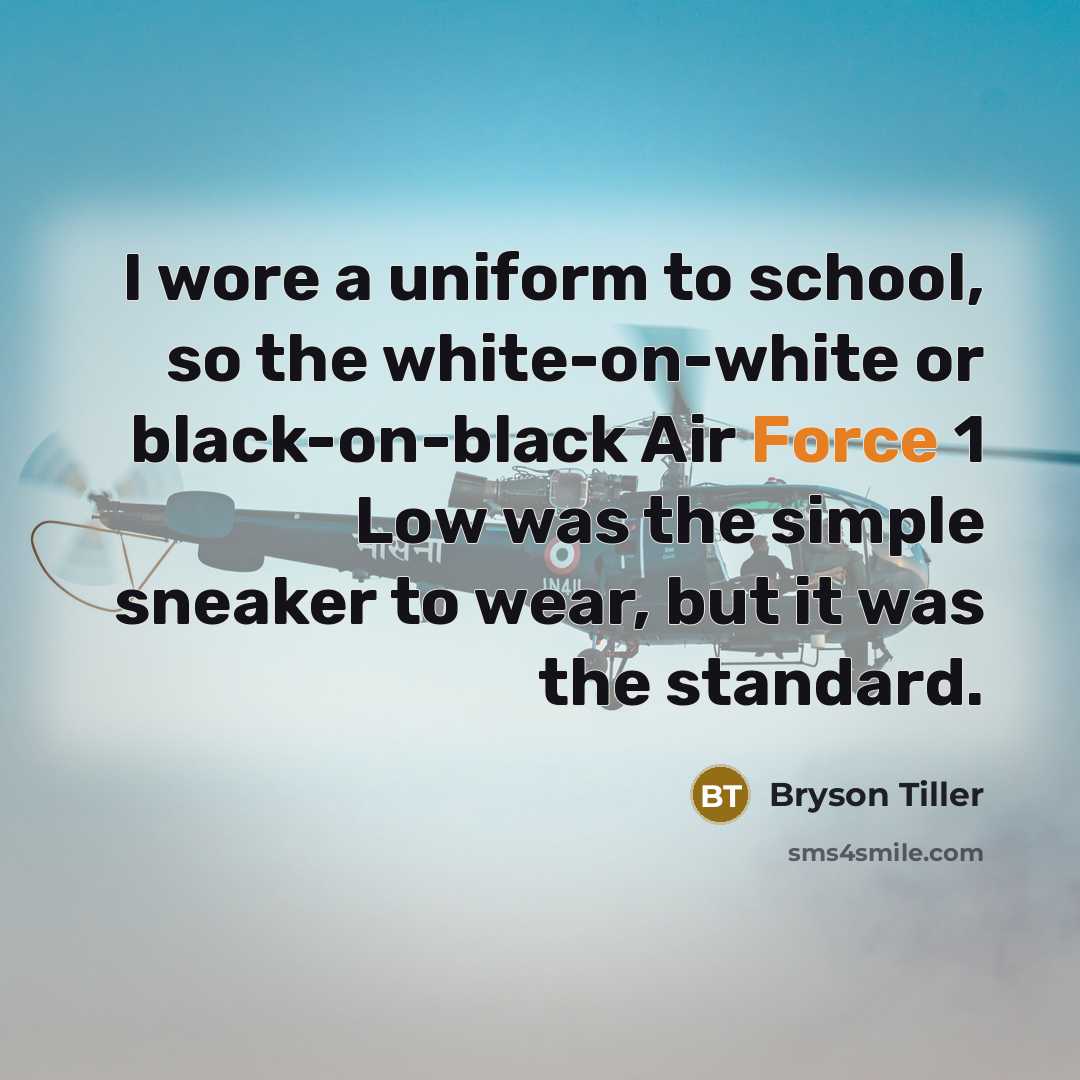 “I wore a uniform to school, so the white-on-white or…” quote by Bryson Tiller
