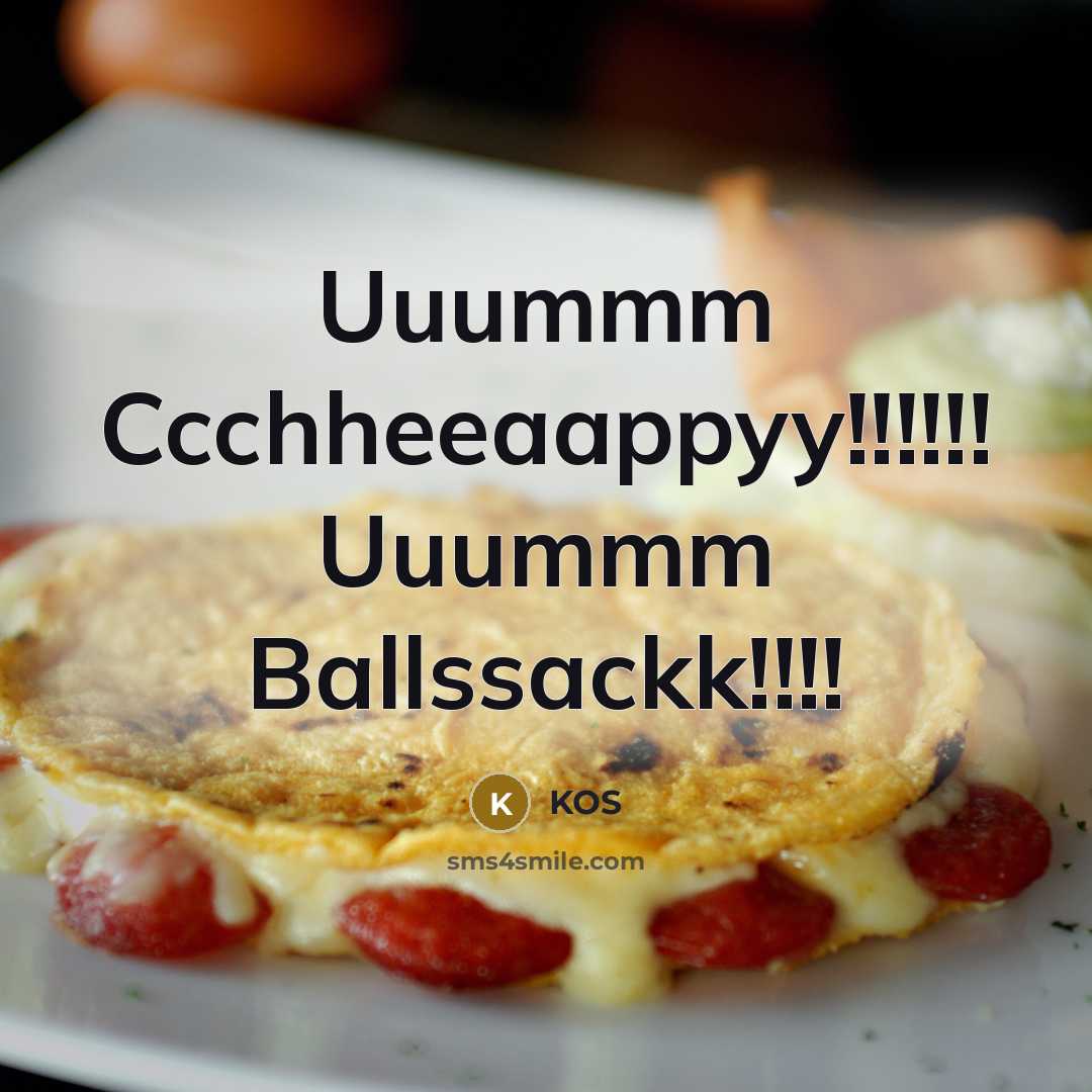 “Uuummm Ccchheeaappyy!!!!!! Uuummm Ballssackk!!!!…” quote by KOS