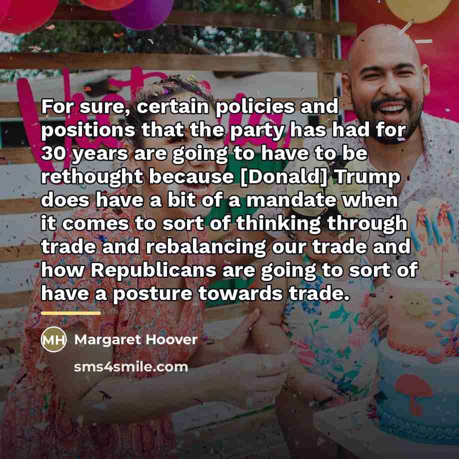 “For sure, certain policies and positions that the party has…” quote by Margaret Hoover