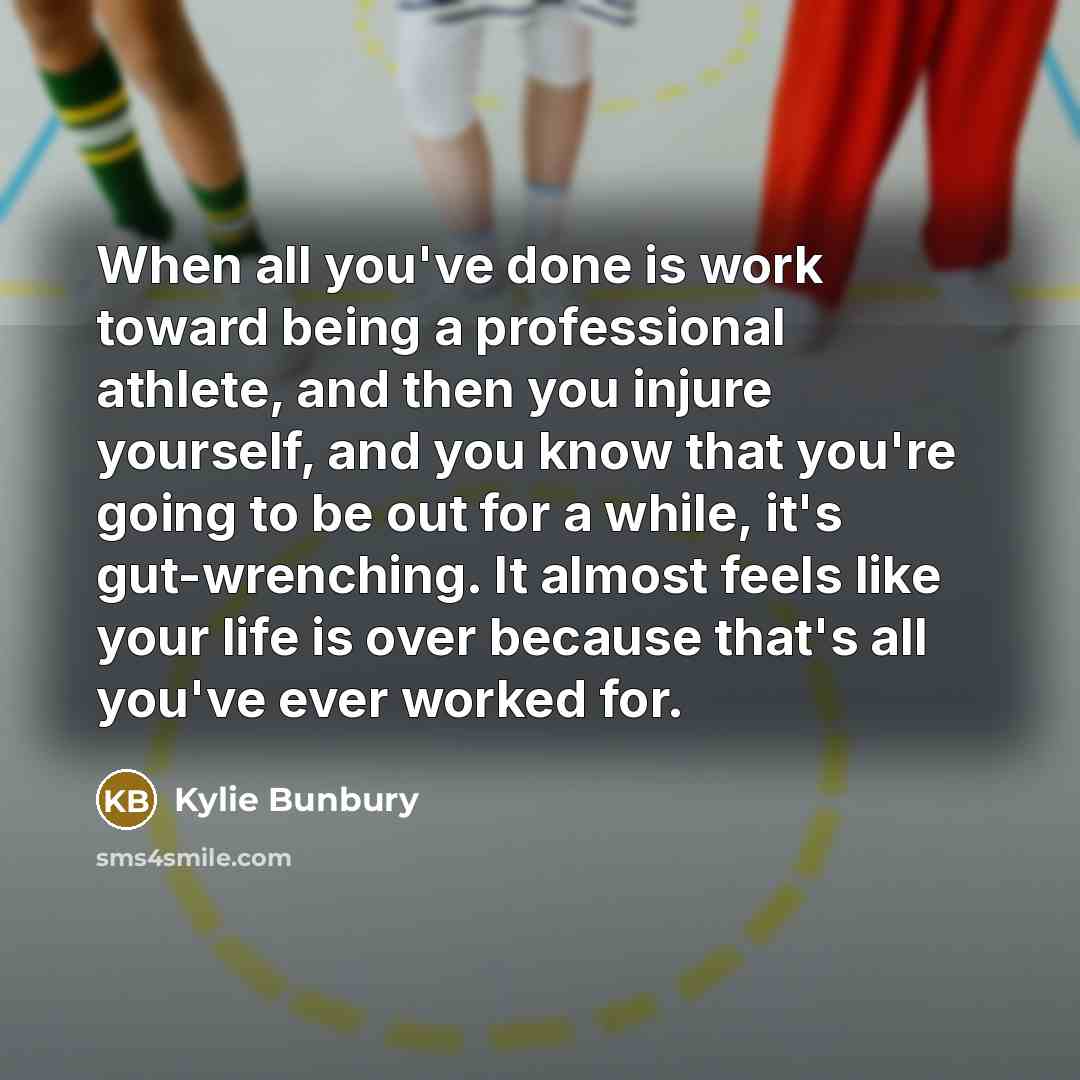 “When all you've done is work toward being a professional…” quote by Kylie Bunbury