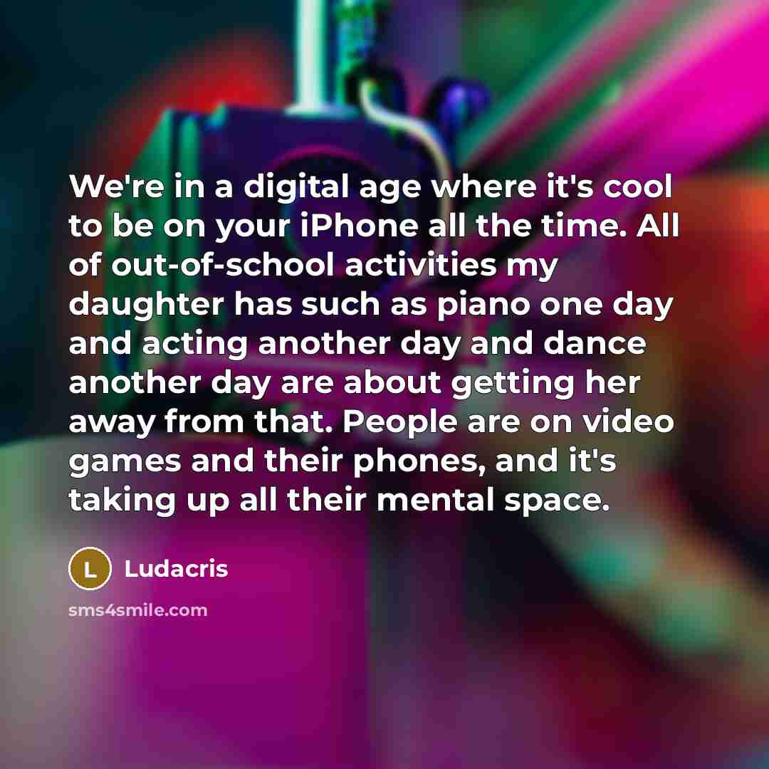 “We're in a digital age where it's cool to be…” quote by Ludacris