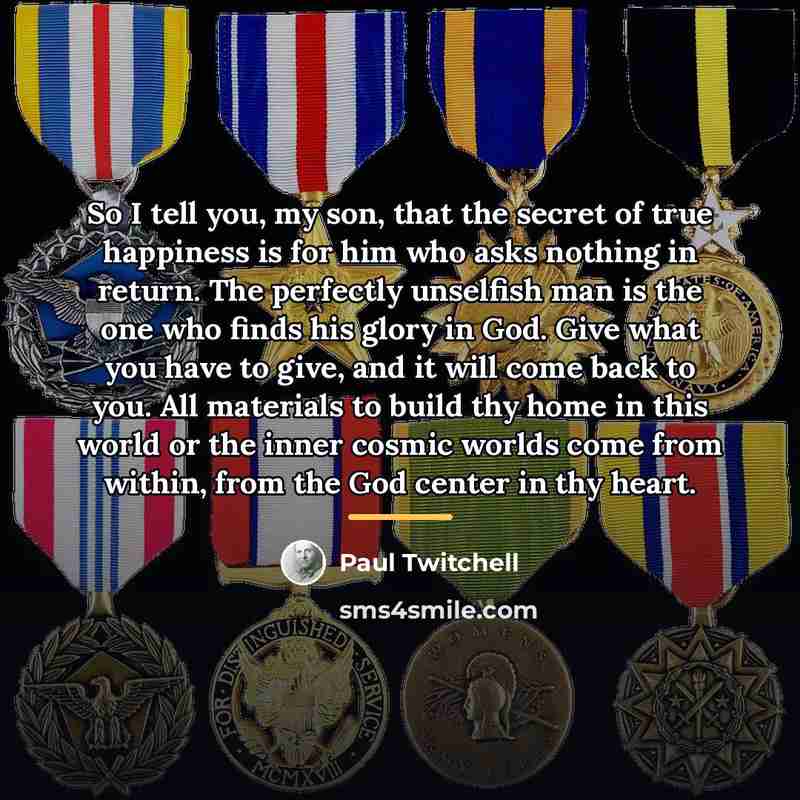 “So I tell you, my son, that the secret of…” quote by Paul Twitchell