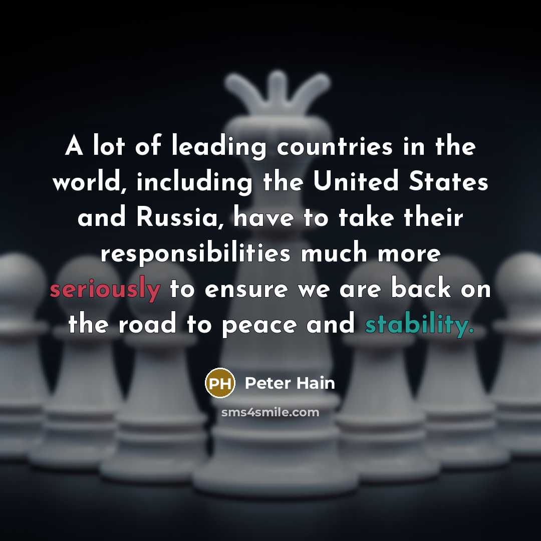 “A lot of leading countries in the world, including the…” quote by Peter Hain