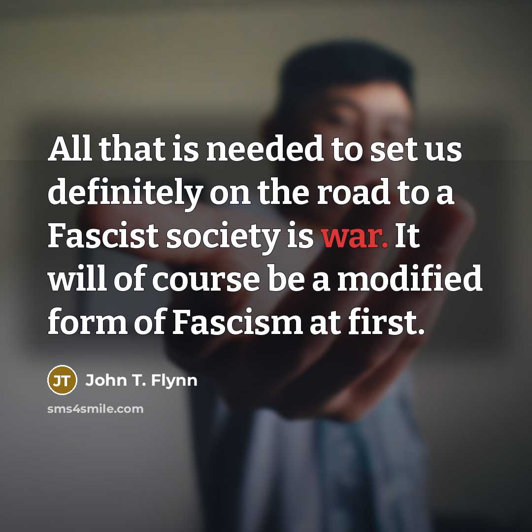 “All that is needed to set us definitely on the…” quote by John T. Flynn