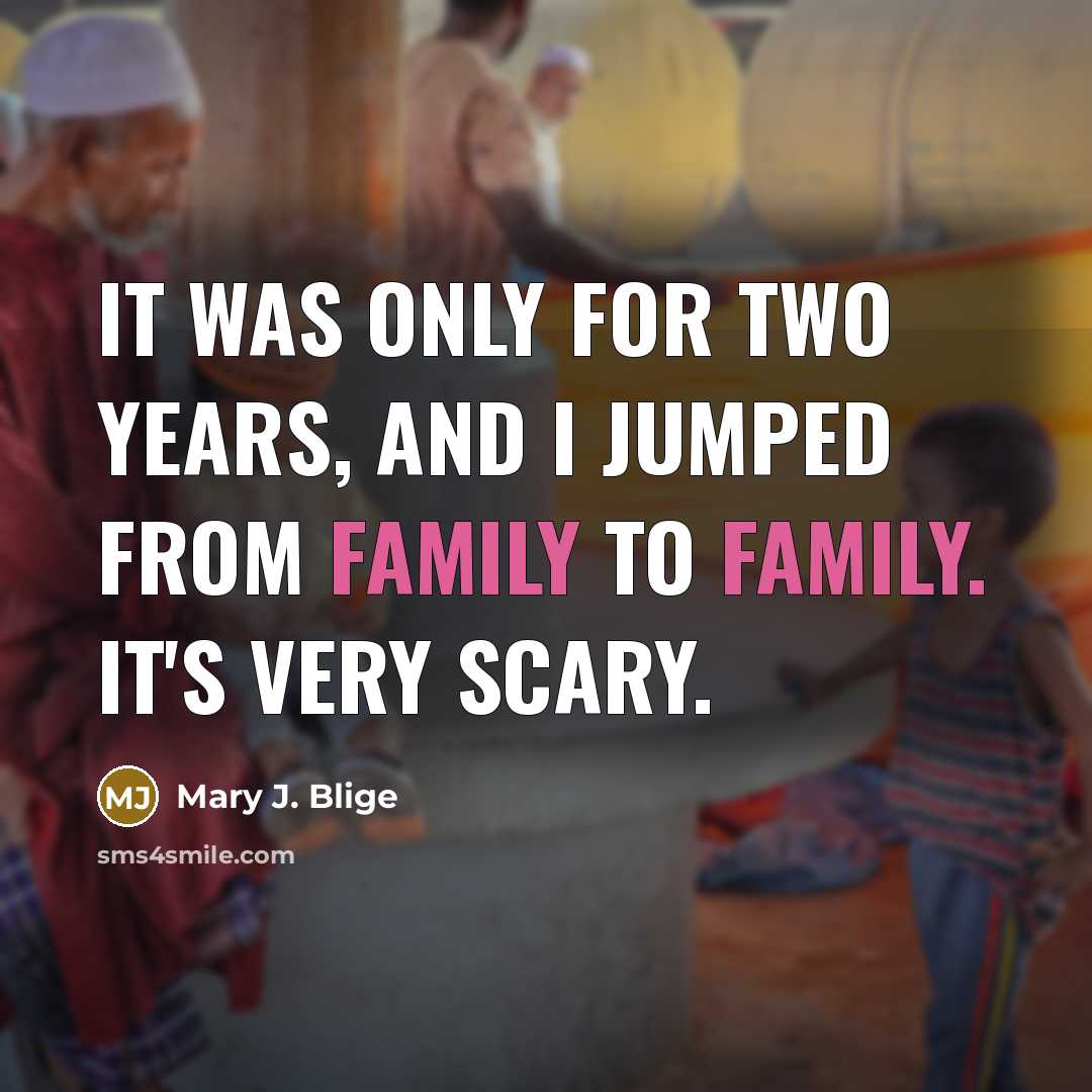 “It was only for two years, and I jumped from…” quote by Mary J. Blige