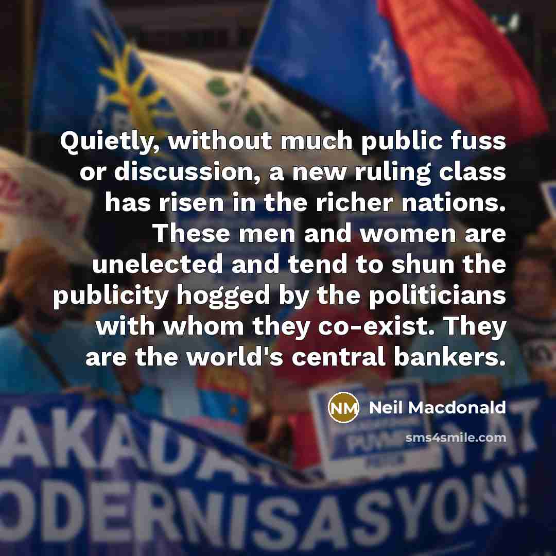 “Quietly, without much public fuss or discussion, a new ruling…” quote by Neil Macdonald
