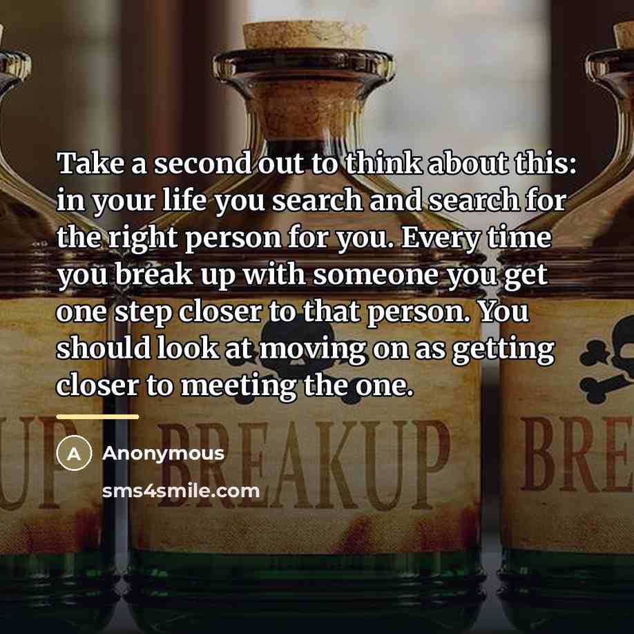 “Take a second out to think about this: in your…” quote by Anonymous