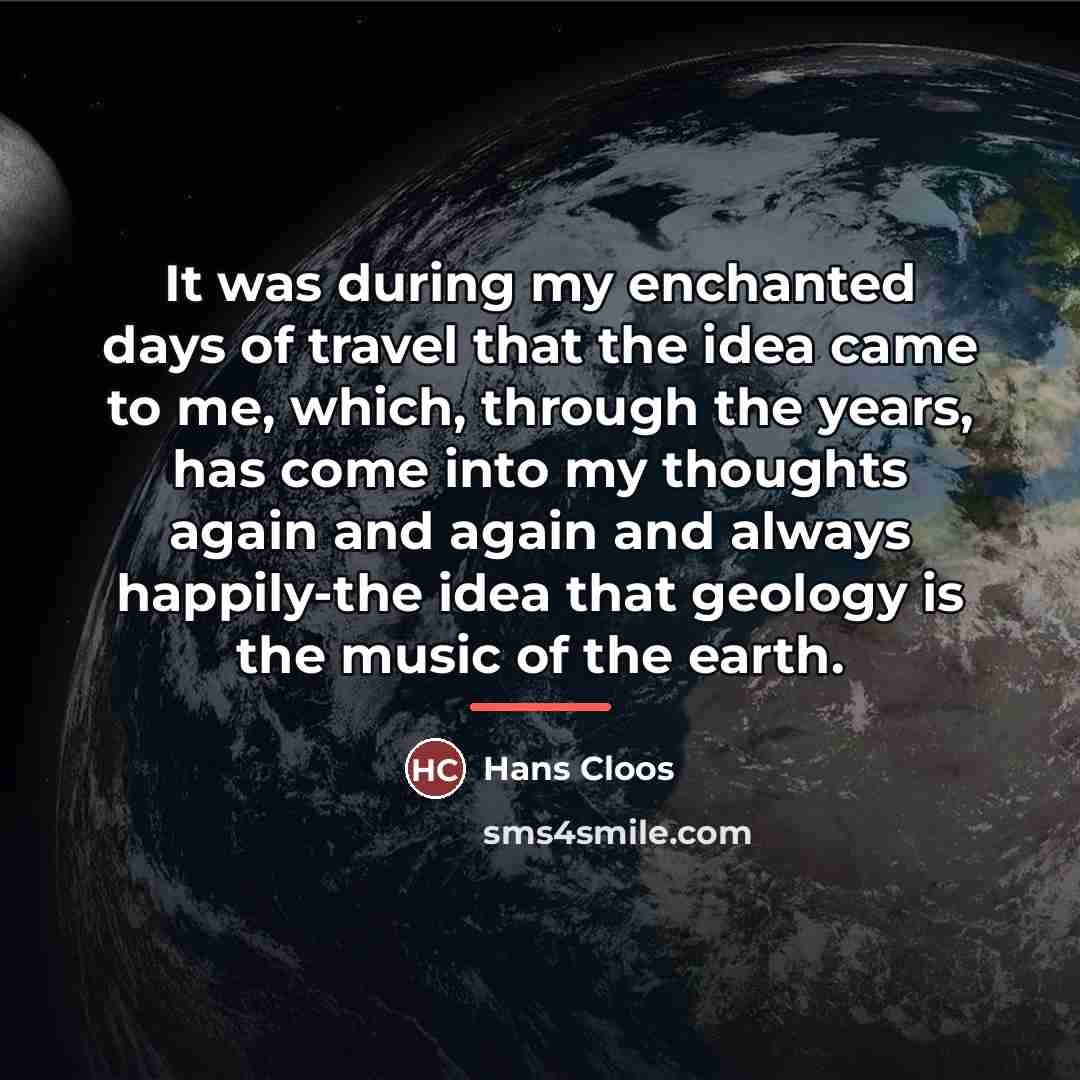 “It was during my enchanted days of travel that the…” quote by Hans Cloos