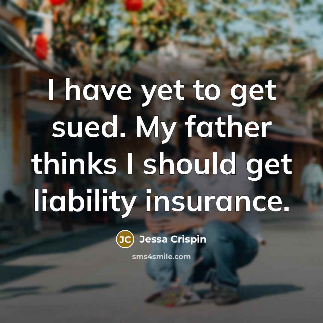 “I have yet to get sued. My father thinks I…” quote by Jessa Crispin