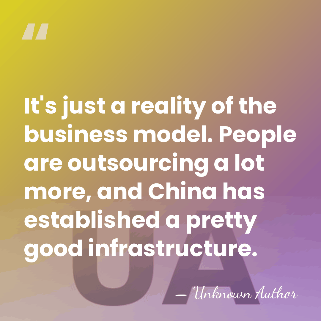 It's just a reality of the business model. People are outsourcing a&hellip; - Mario Morales