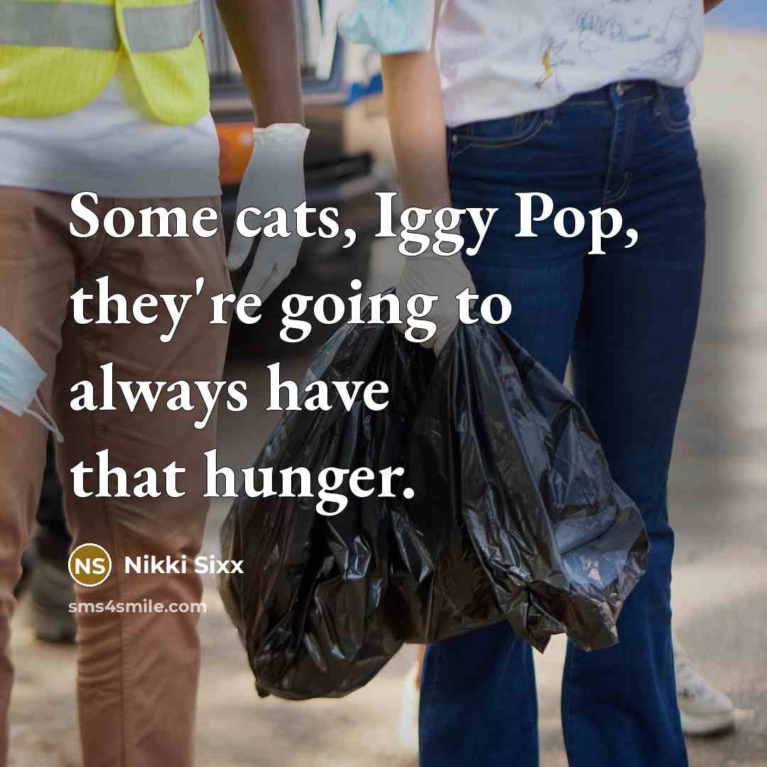 “Some cats, Iggy Pop, they're going to always have that…” quote by Nikki Sixx