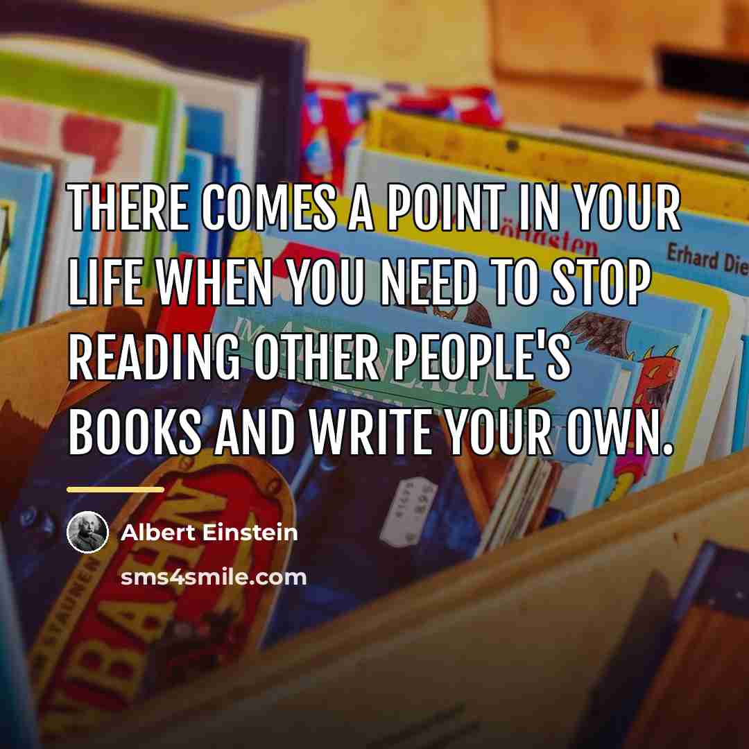“There comes a point in your life when you need…” quote by Albert Einstein