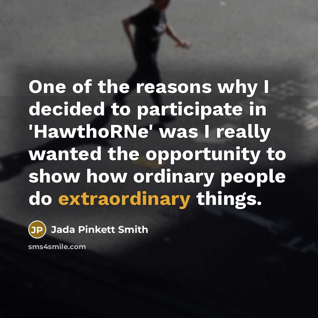 “One of the reasons why I decided to participate in…” quote by Jada Pinkett Smith