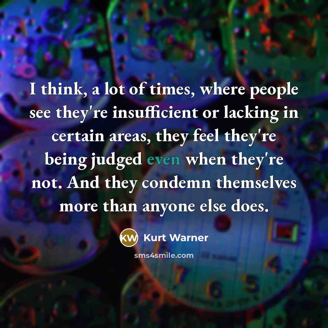 “I think, a lot of times, where people see they're…” quote by Kurt Warner