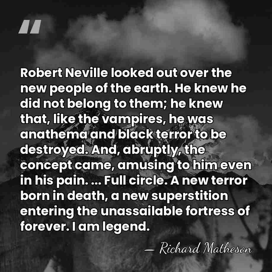 Robert Neville looked out over the new people of the earth. He&hellip; - Richard Matheson