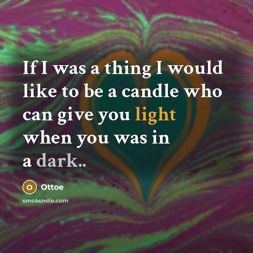 “If I was a thing I would like to be…” quote by Ottoe