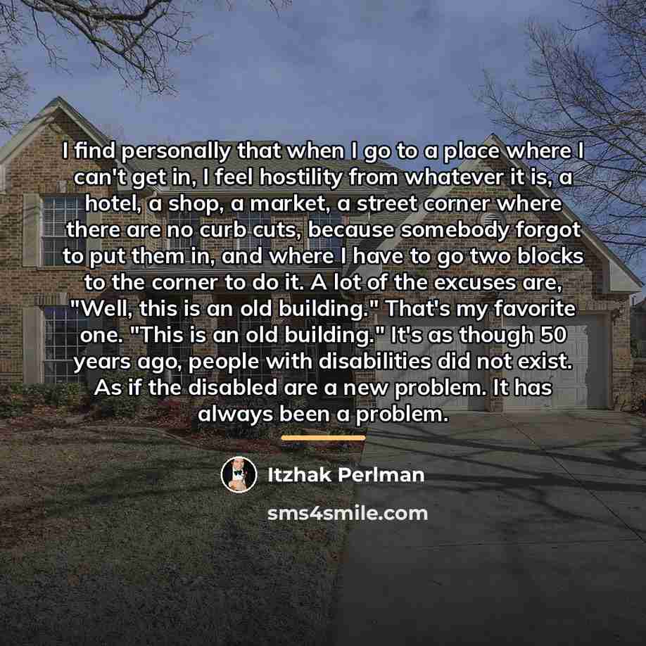 “I find personally that when I go to a place…” quote by Itzhak Perlman