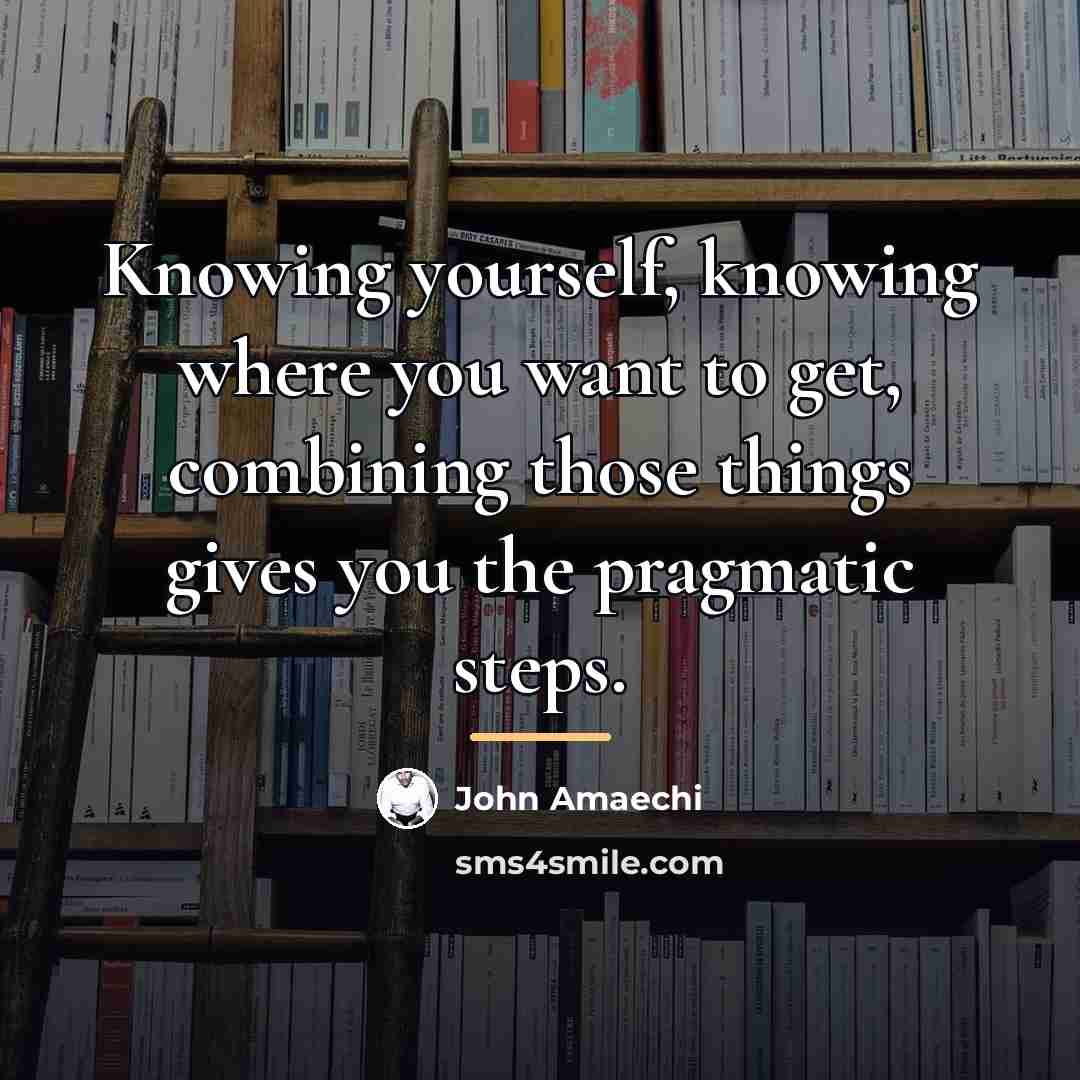 “Knowing yourself, knowing where you want to get, combining those…” quote by John Amaechi