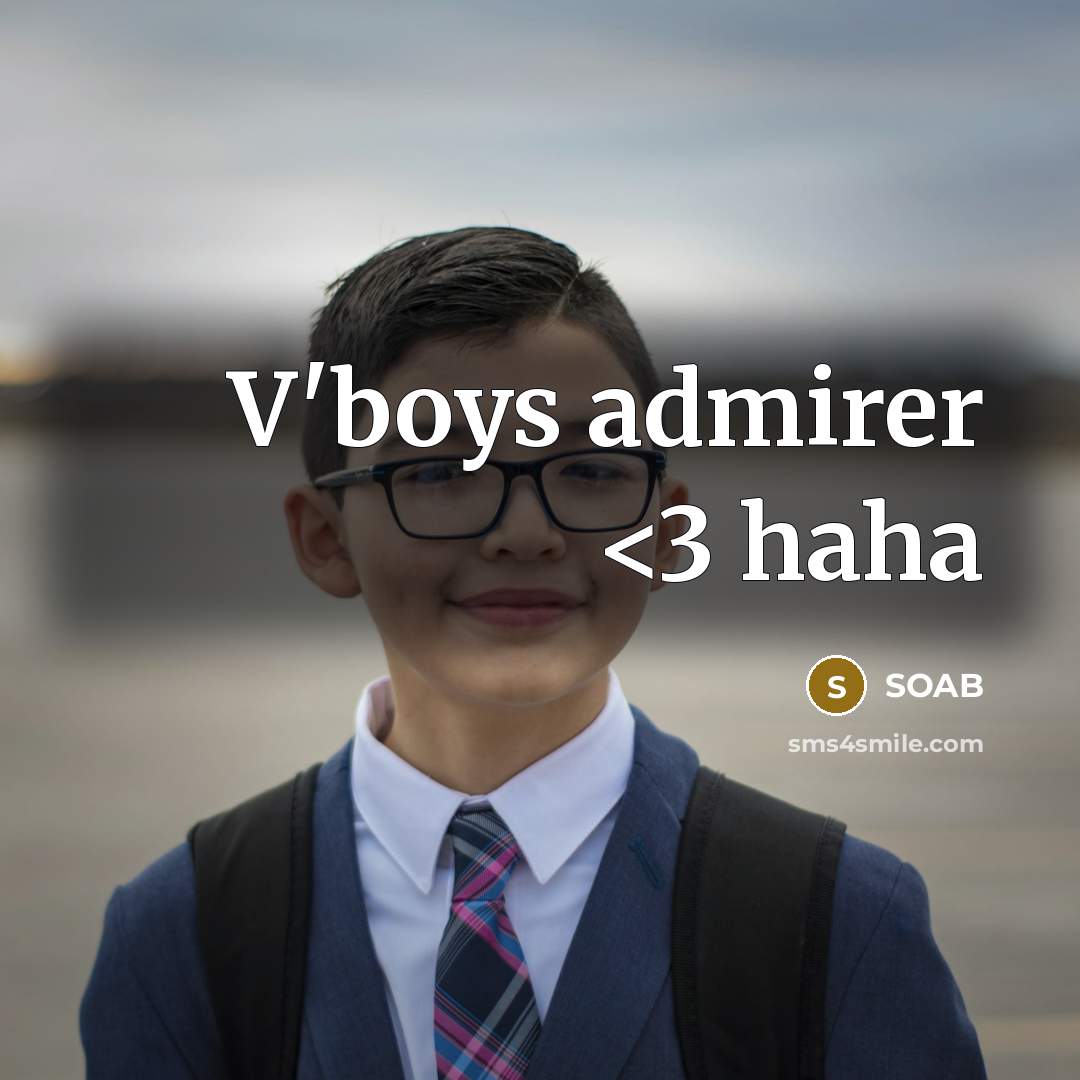 “V'boys admirer” quote by Soab