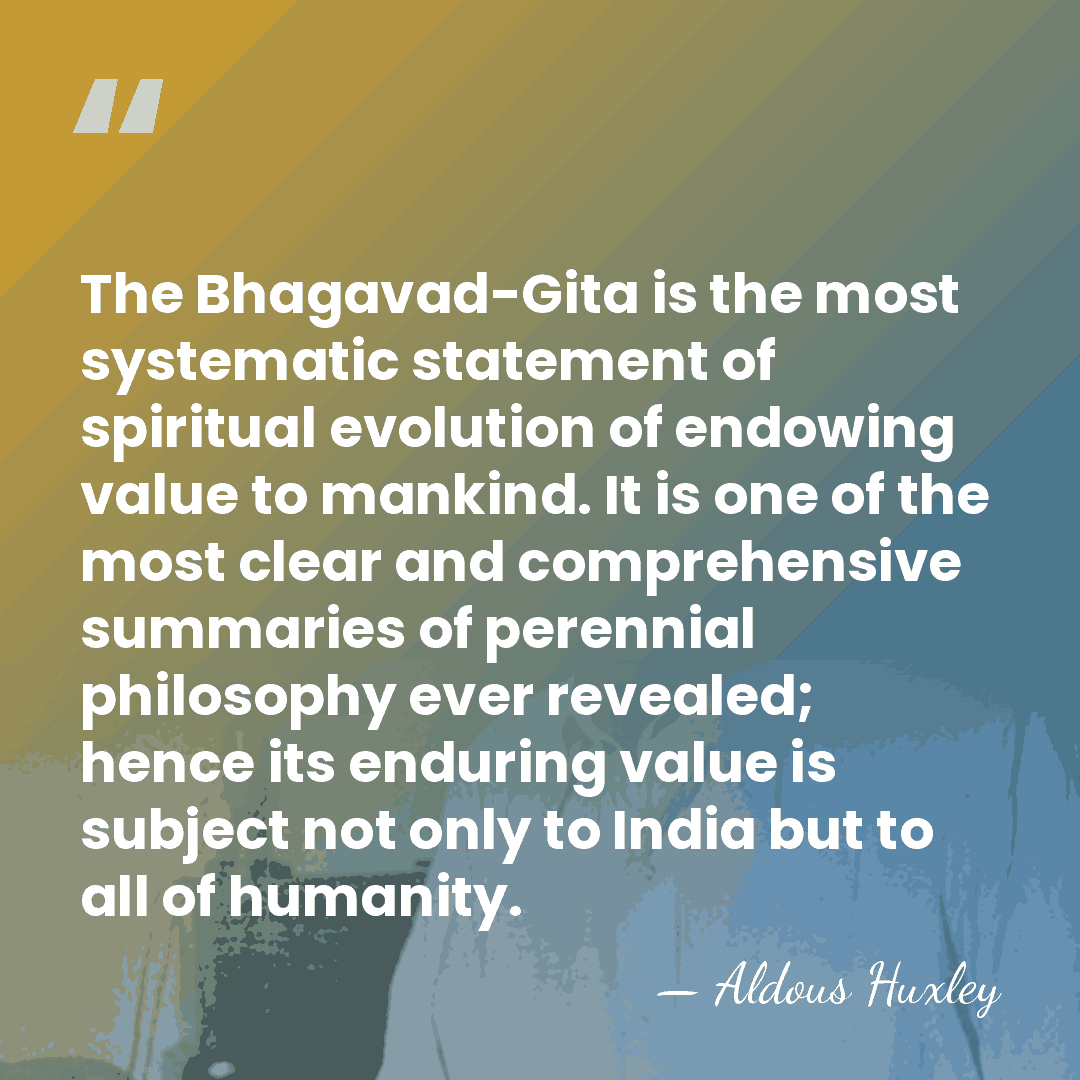 The Bhagavad-Gita is the most systematic statement of spiritual evolution of endowing&hellip; - Aldous Huxley
