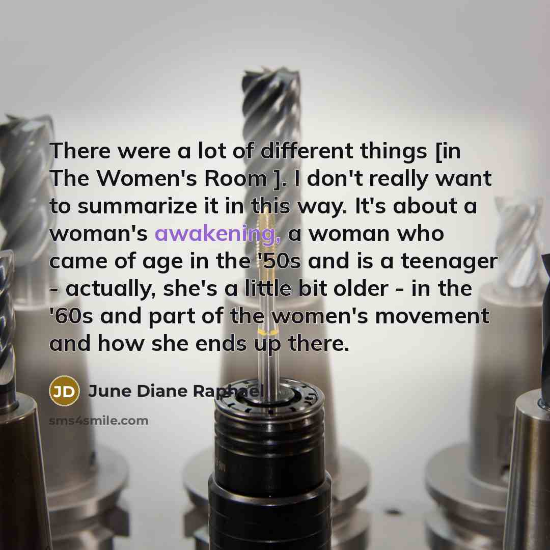 “There were a lot of different things [in The Women's…” quote by June Diane Raphael