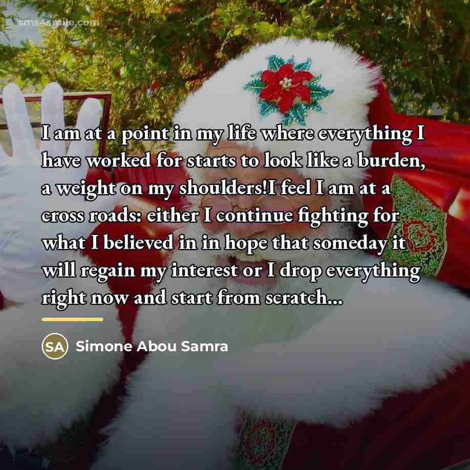 “I am at a point in my life where everything…” quote by Simone Abou Samra