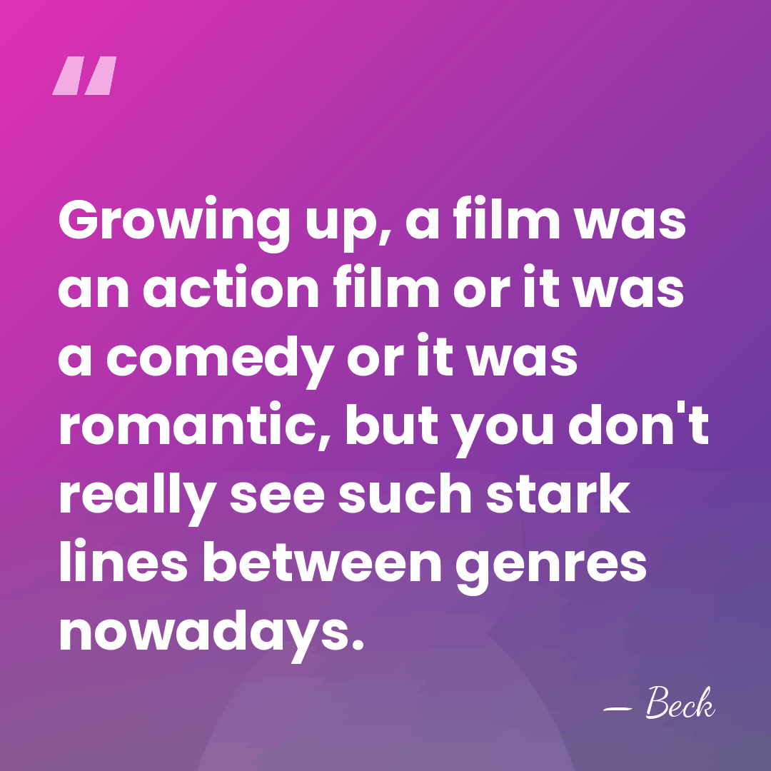 Growing up, a film was an action film or it was a&hellip; - Beck