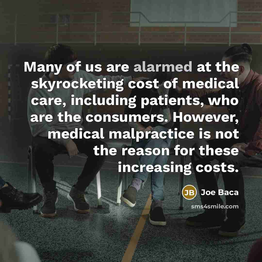 “Many of us are alarmed at the skyrocketing cost of…” quote by Joe Baca