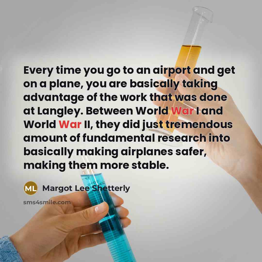 “Every time you go to an airport and get on…” quote by Margot Lee Shetterly