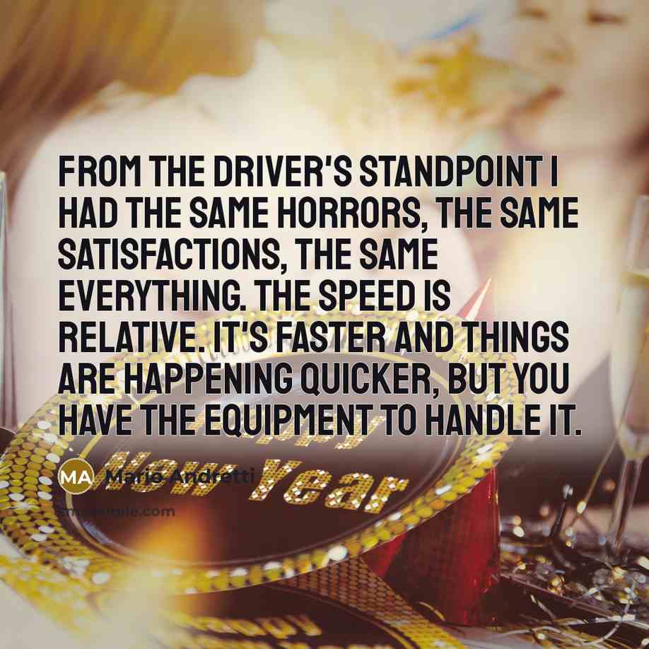 “From the driver's standpoint I had the same horrors, the…” quote by Mario Andretti