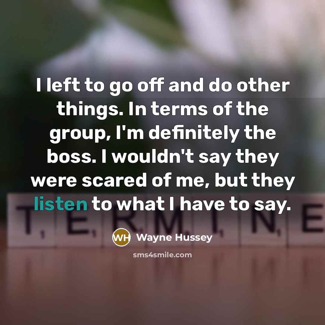 “I left to go off and do other things. In…” quote by Wayne Hussey