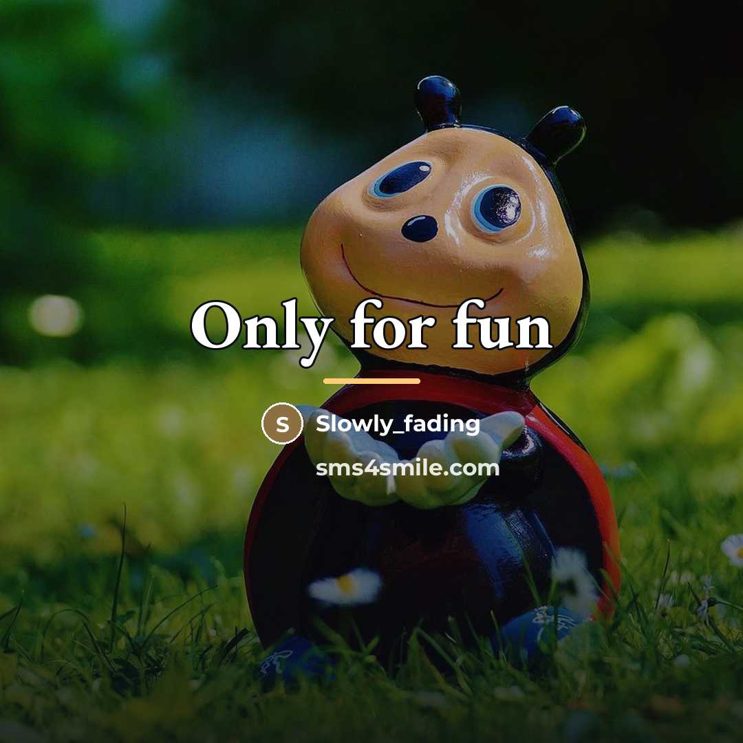 “Only for fun…” quote by Slowly_fading