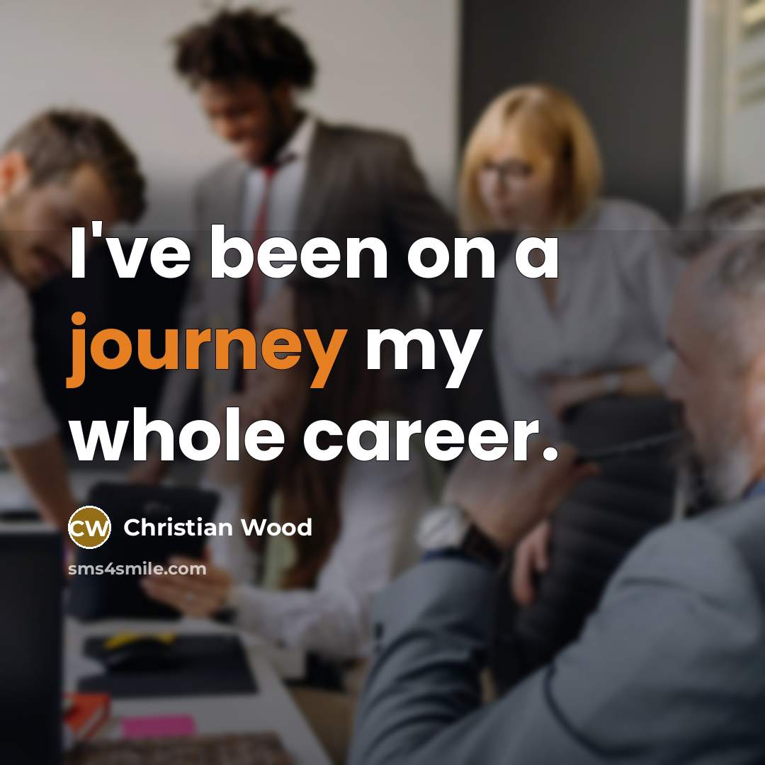“I've been on a journey my whole career.…” quote by Christian Wood
