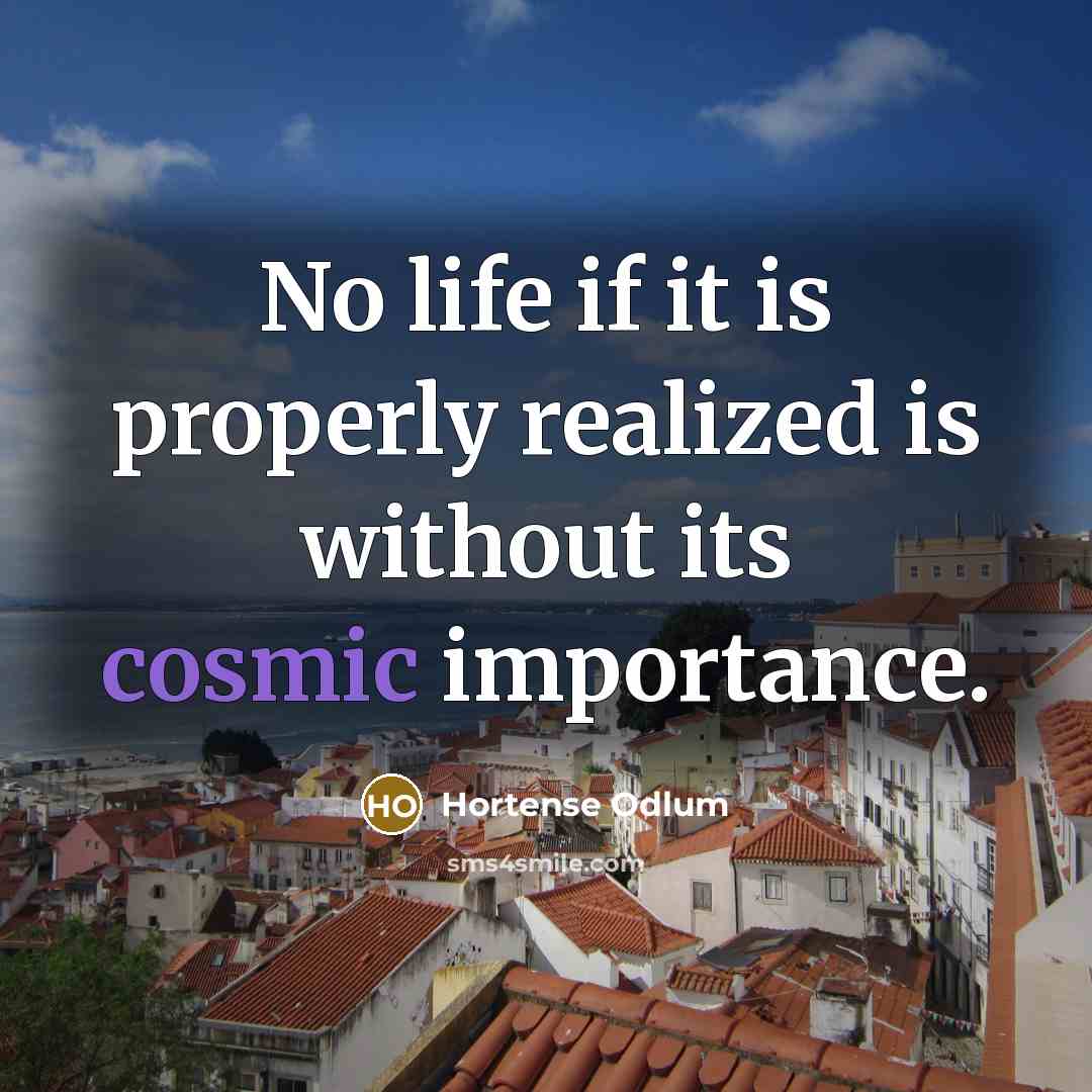 “No life if it is properly realized is without its…” quote by Hortense Odlum