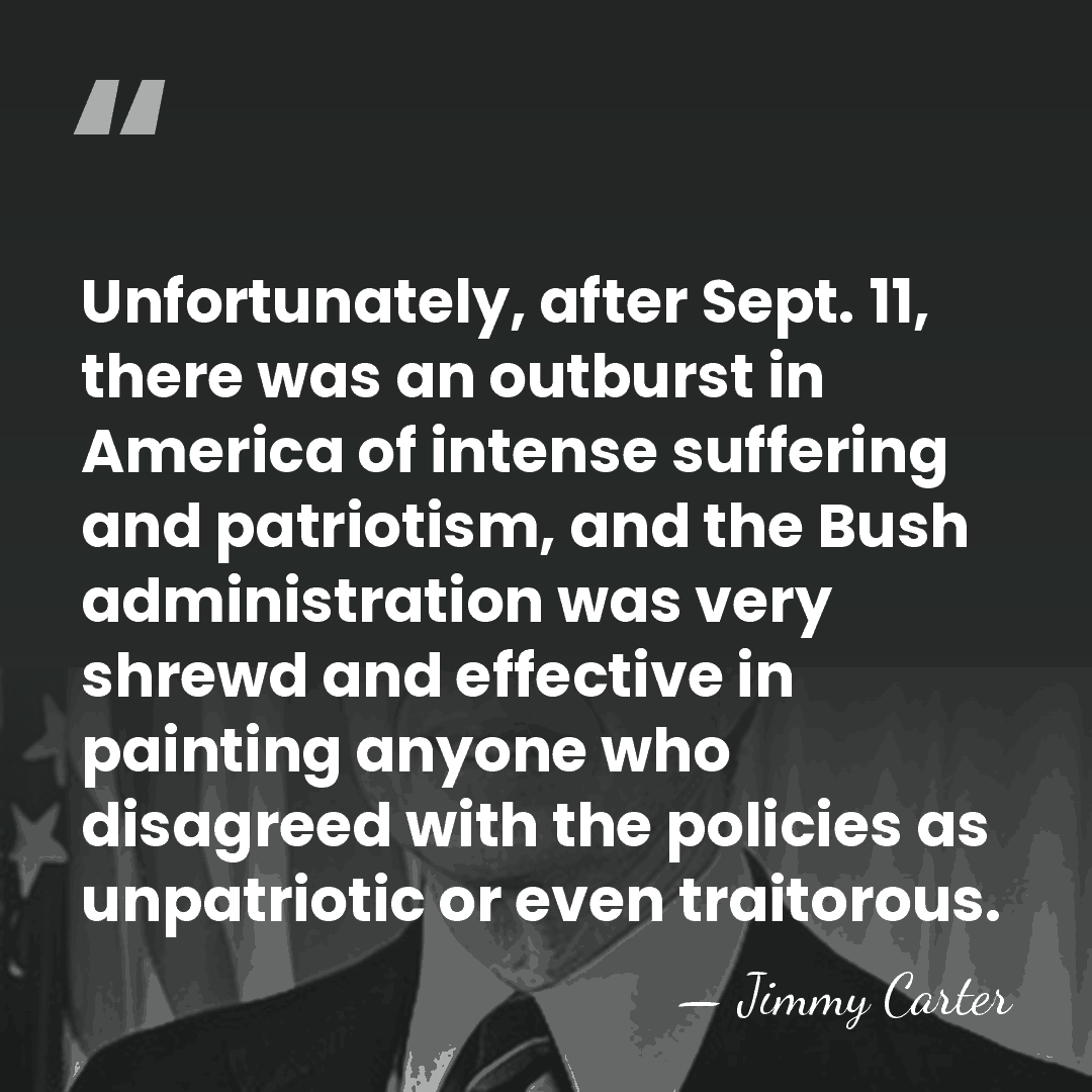 Unfortunately, after Sept. 11, there was an outburst in America of intense&hellip; - Jimmy Carter