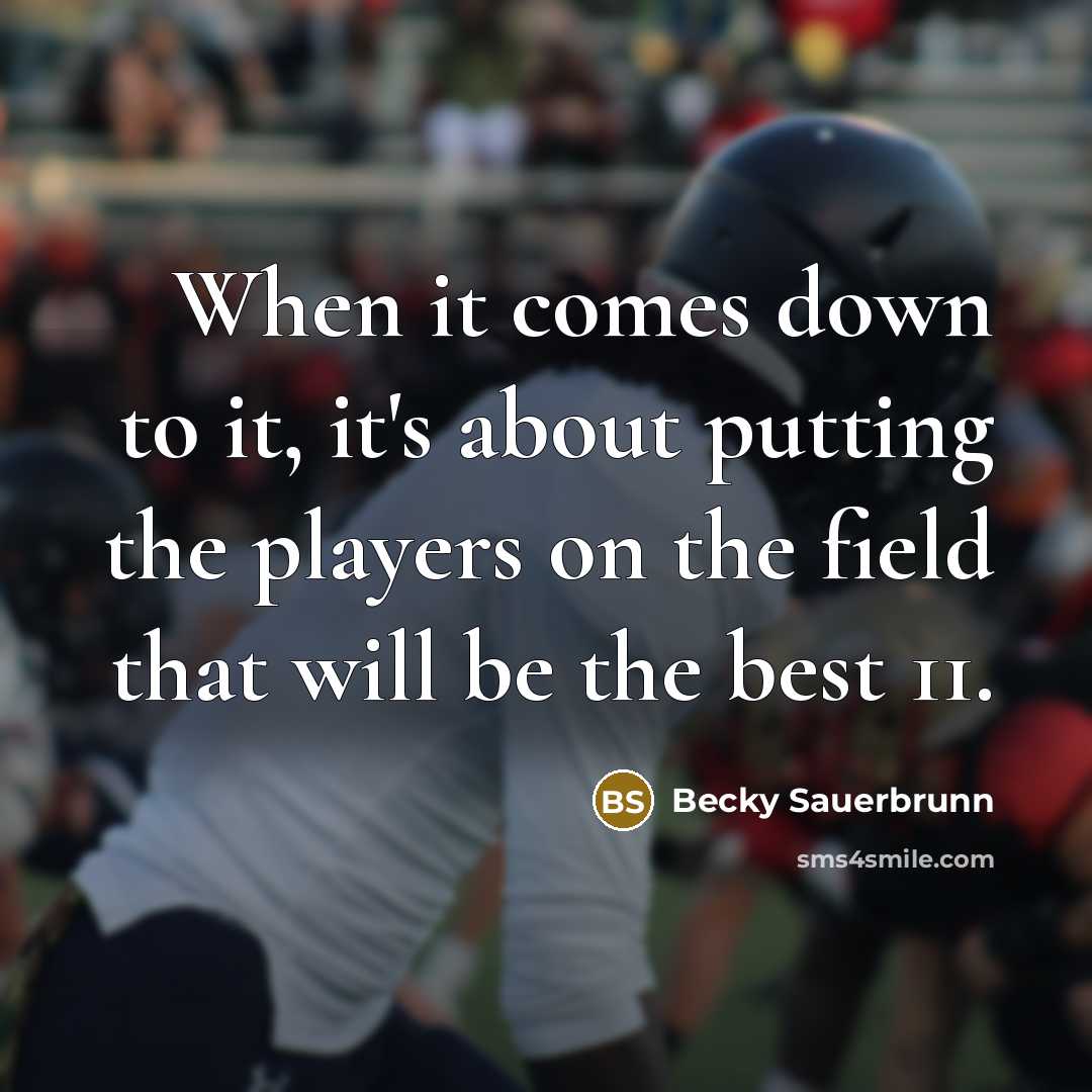 “When it comes down to it, it's about putting the…” quote by Becky Sauerbrunn