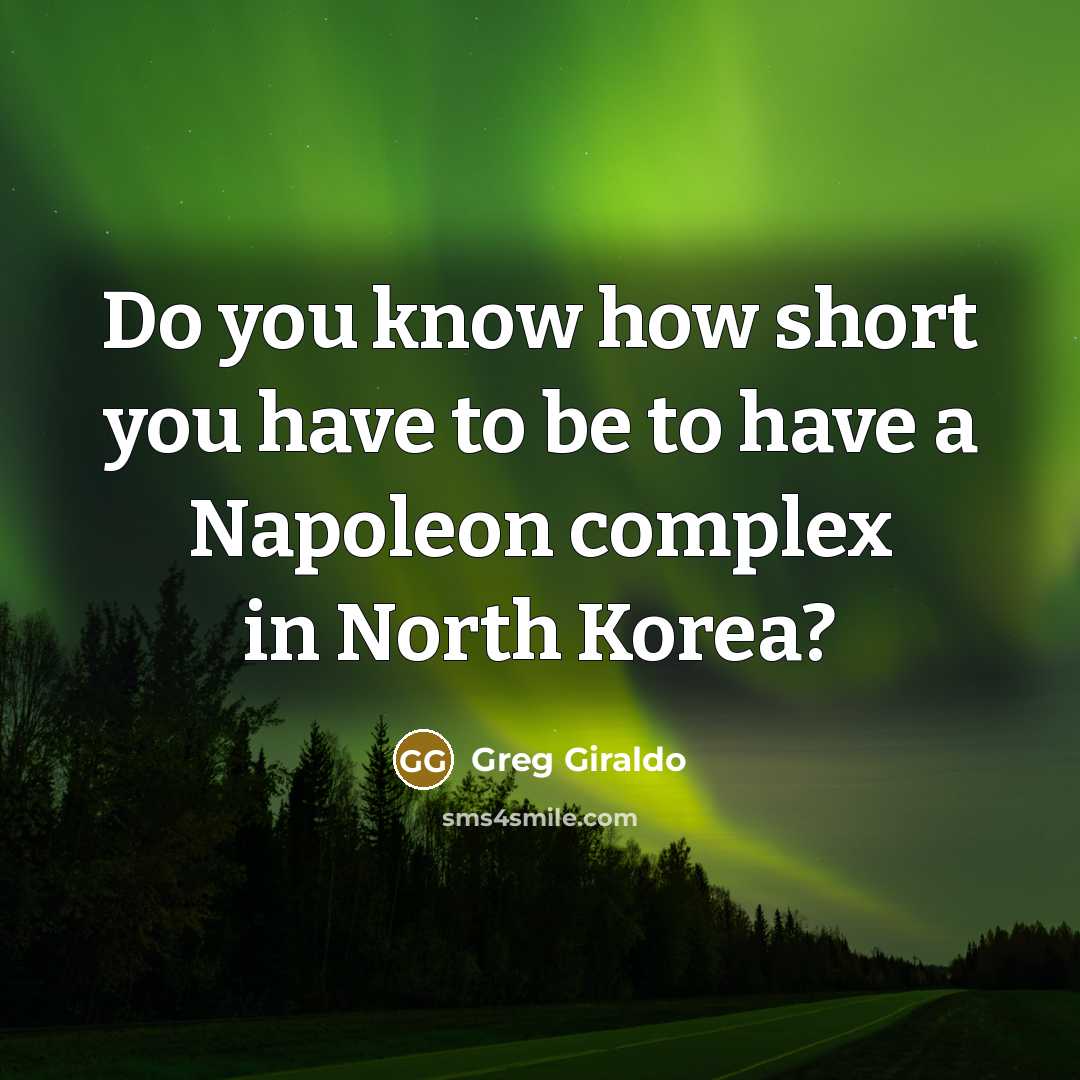 “Do you know how short you have to be to…” quote by Greg Giraldo
