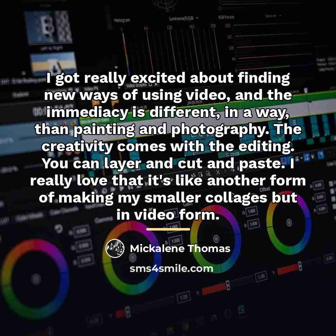 “I got really excited about finding new ways of using…” quote by Mickalene Thomas