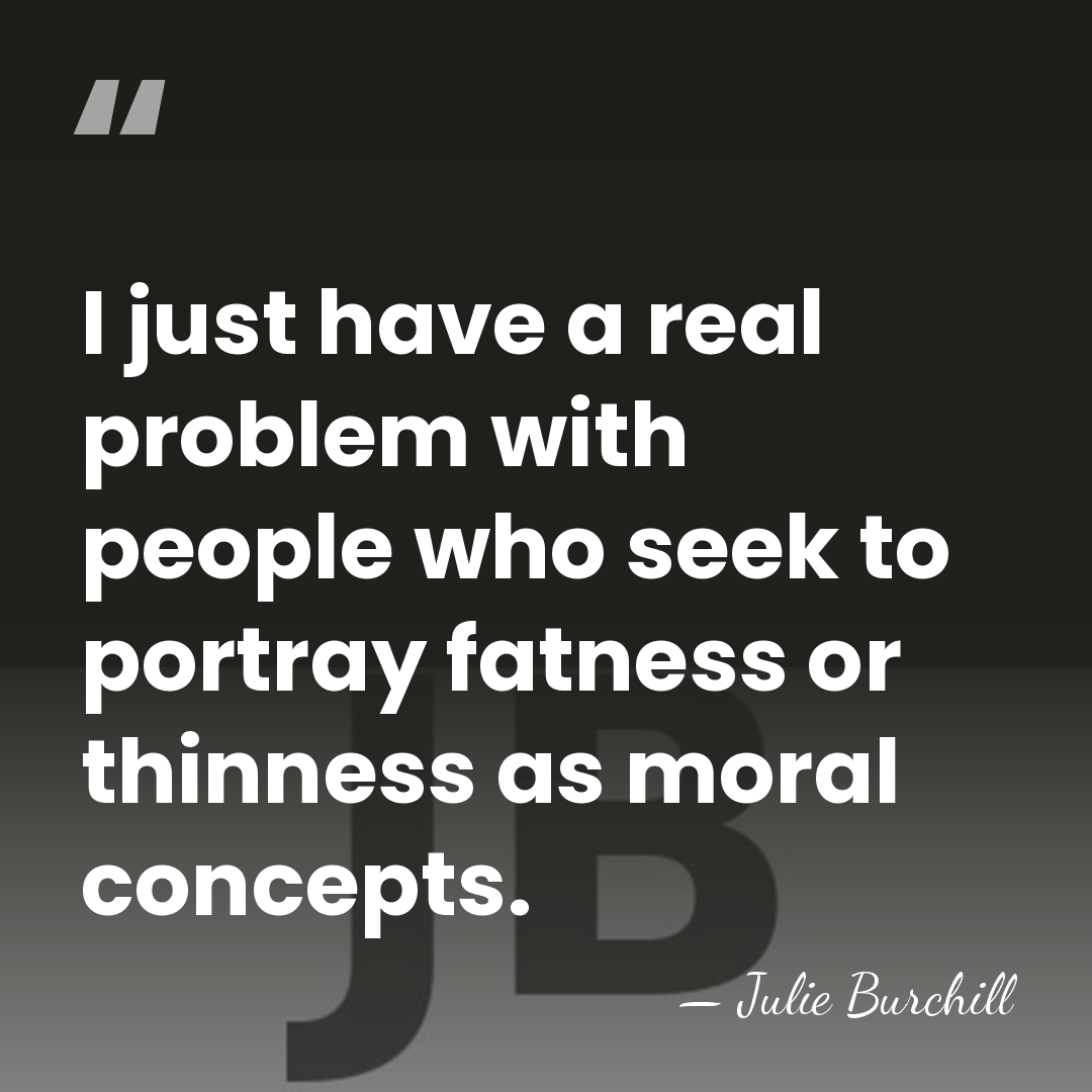 I just have a real problem with people who seek to portray&hellip; - Julie Burchill