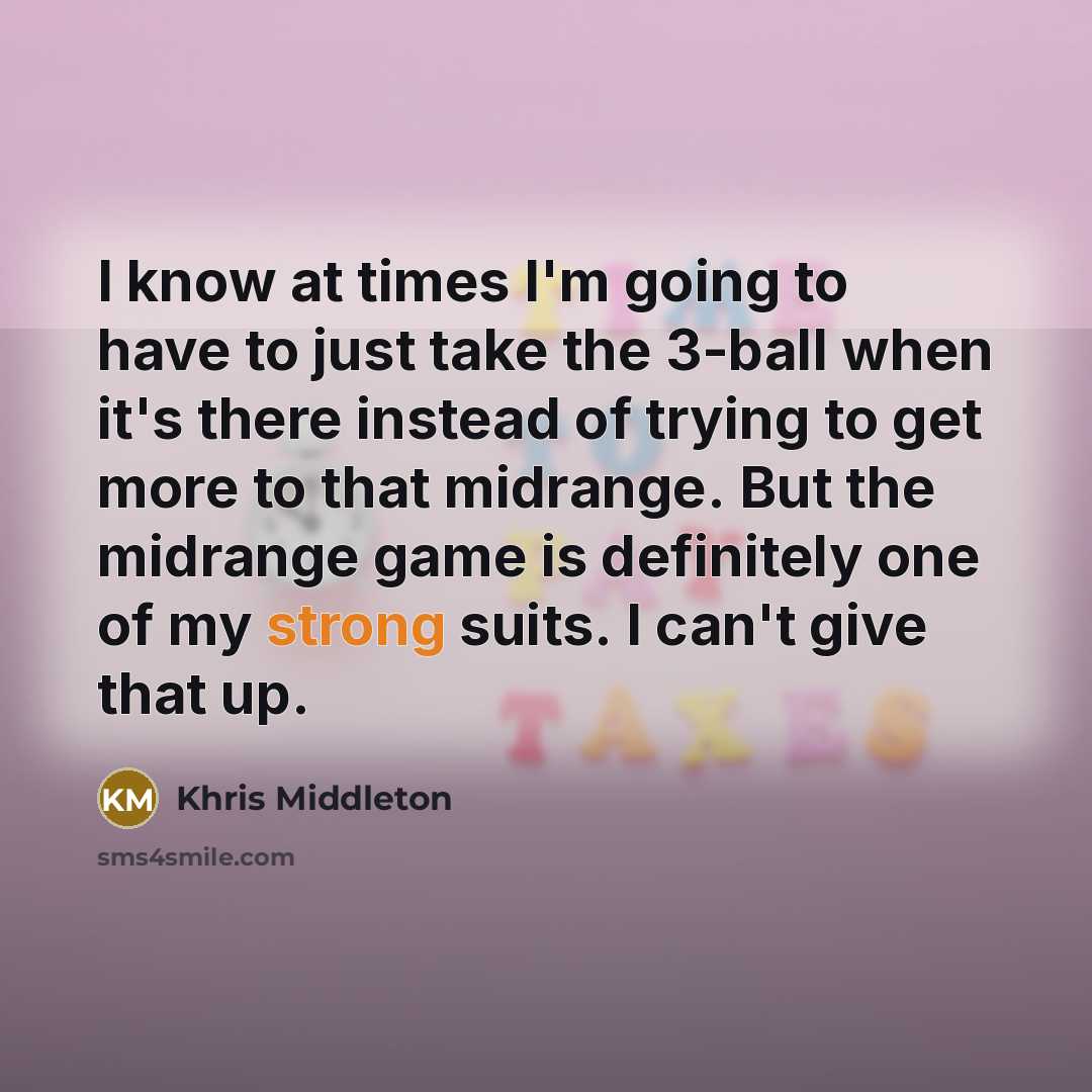 “I know at times I'm going to have to just…” quote by Khris Middleton