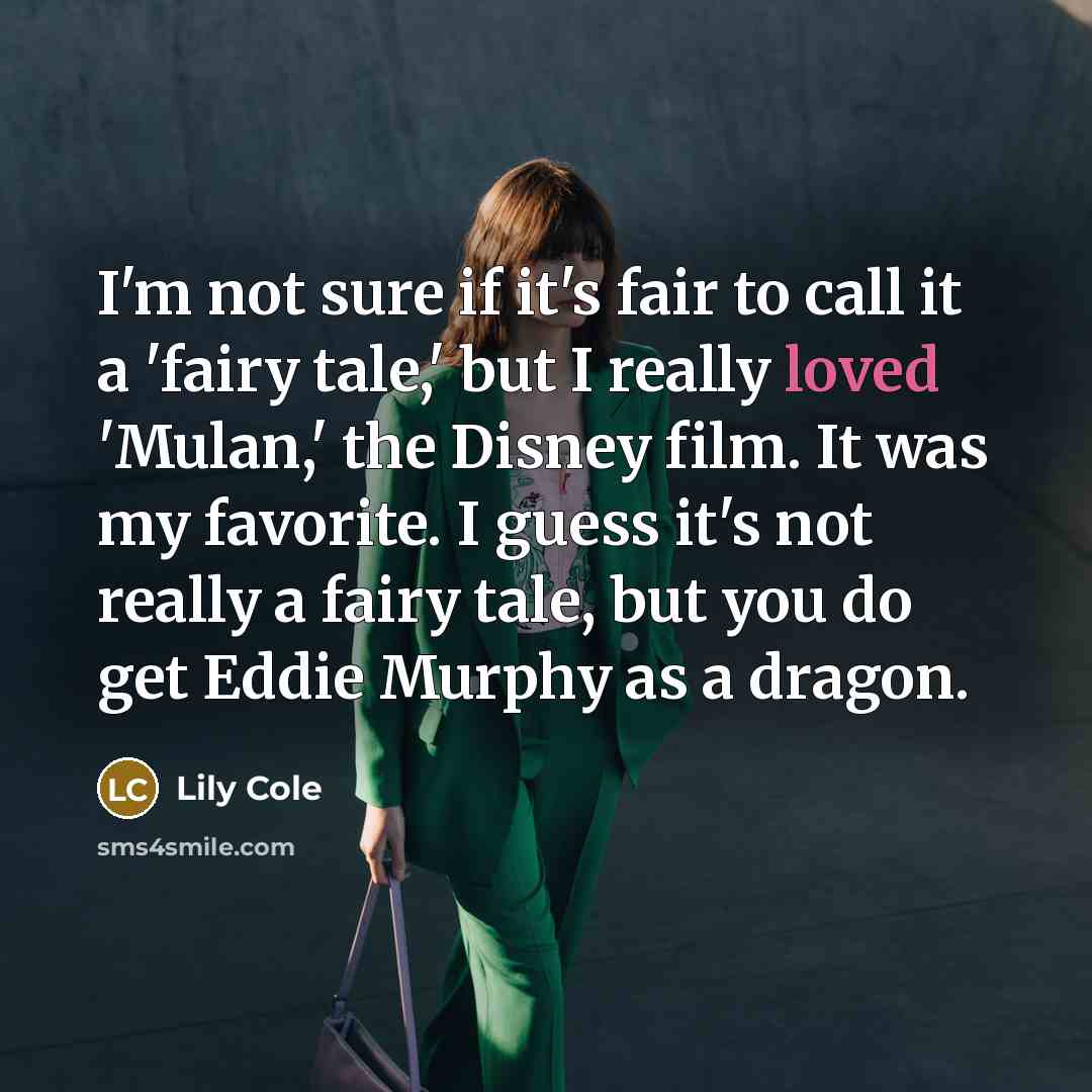 “I'm not sure if it's fair to call it a…” quote by Lily Cole